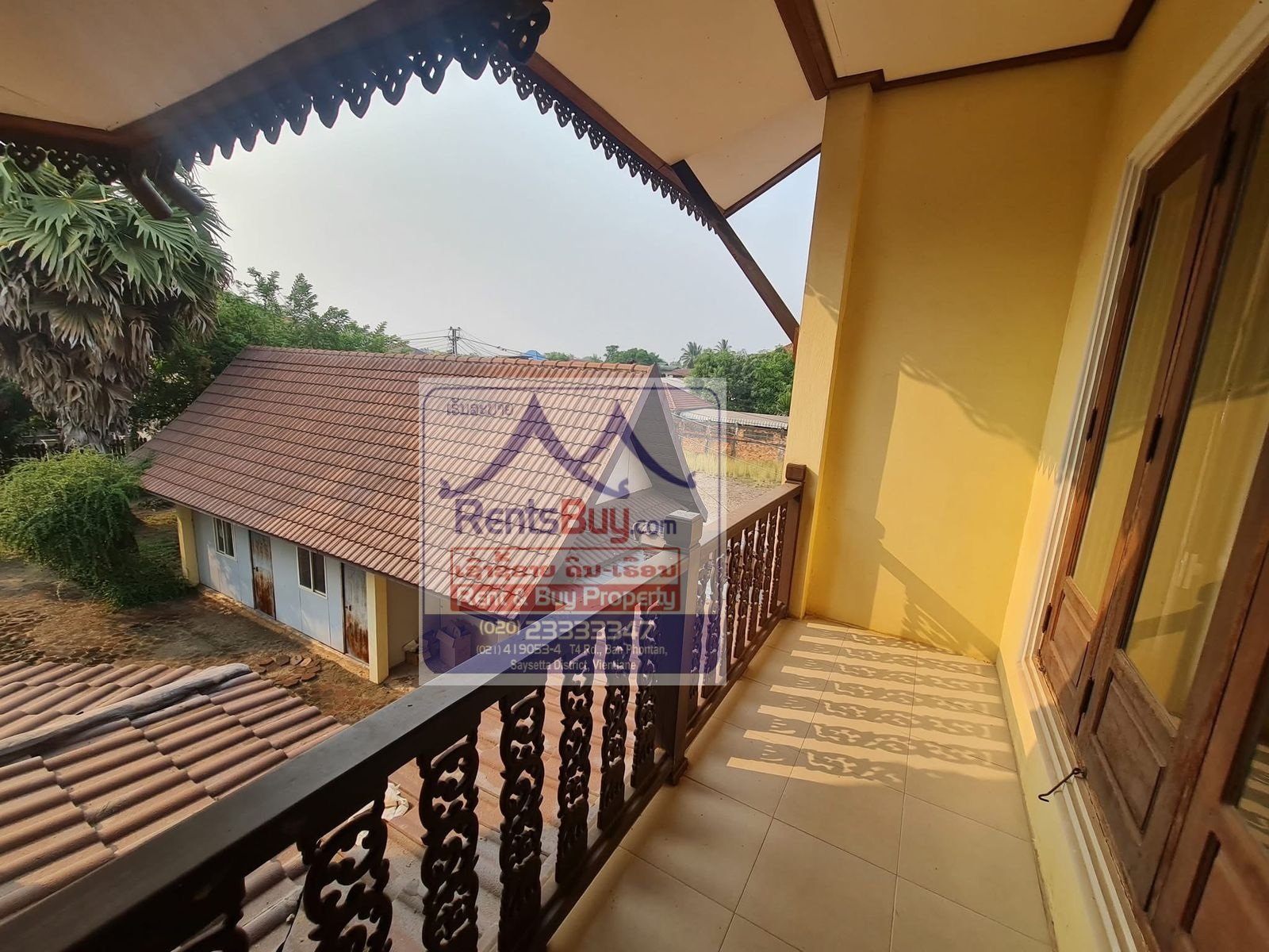 6539-Modern 4 Bedroom Home for Rent in Prime Vientiane Location  Near Wattay Airport