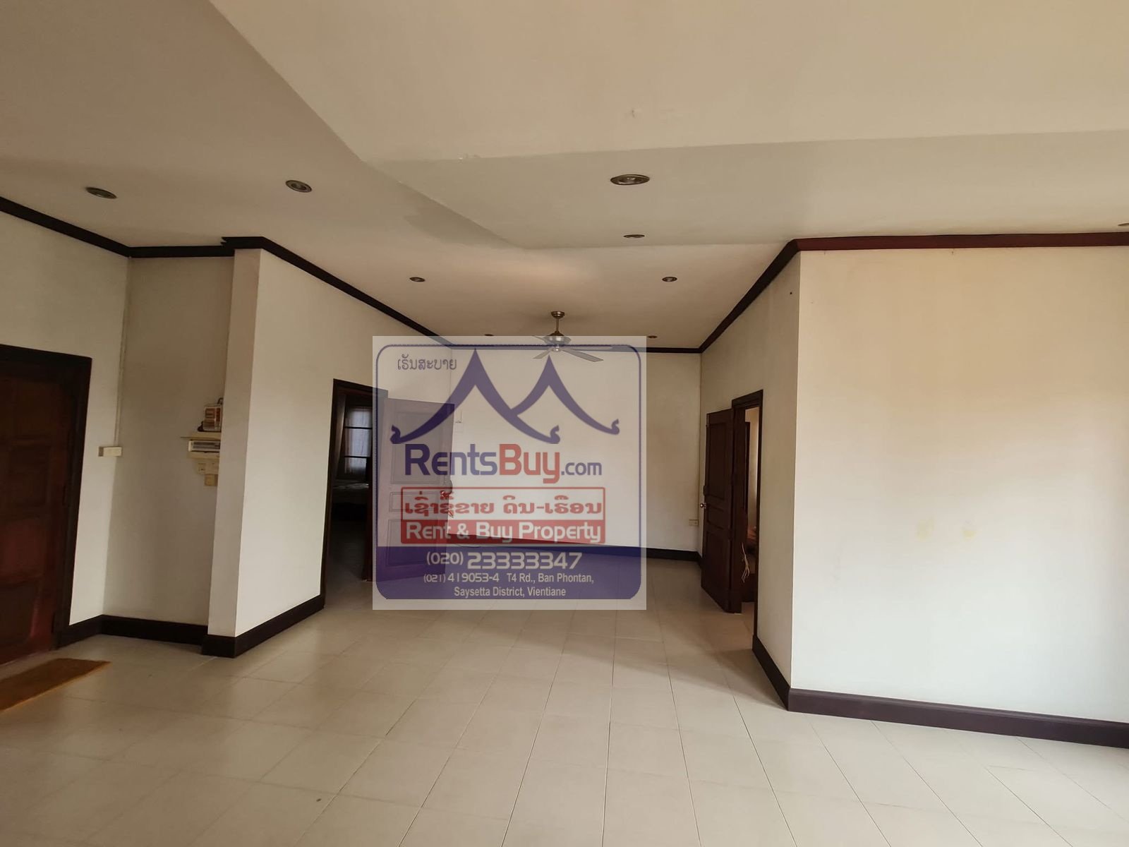 6539-Modern 4 Bedroom Home for Rent in Prime Vientiane Location  Near Wattay Airport