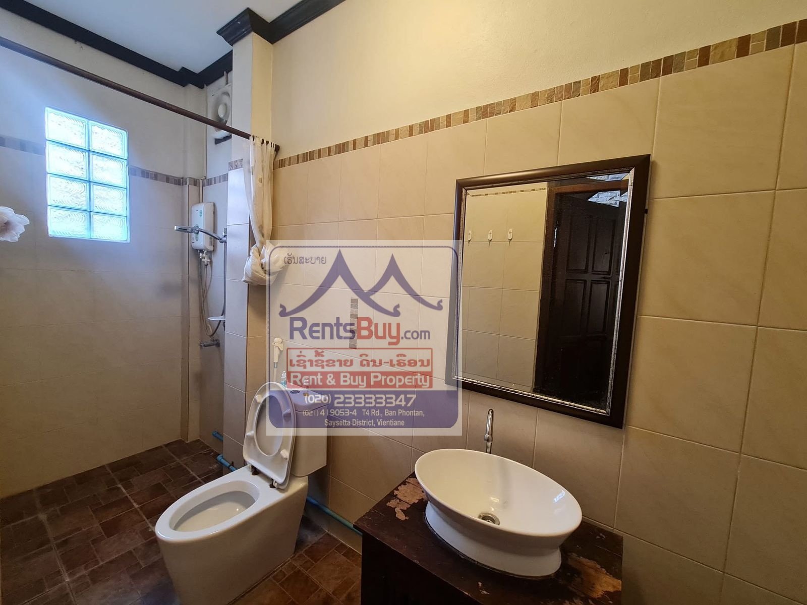 6539-Modern 4 Bedroom Home for Rent in Prime Vientiane Location  Near Wattay Airport