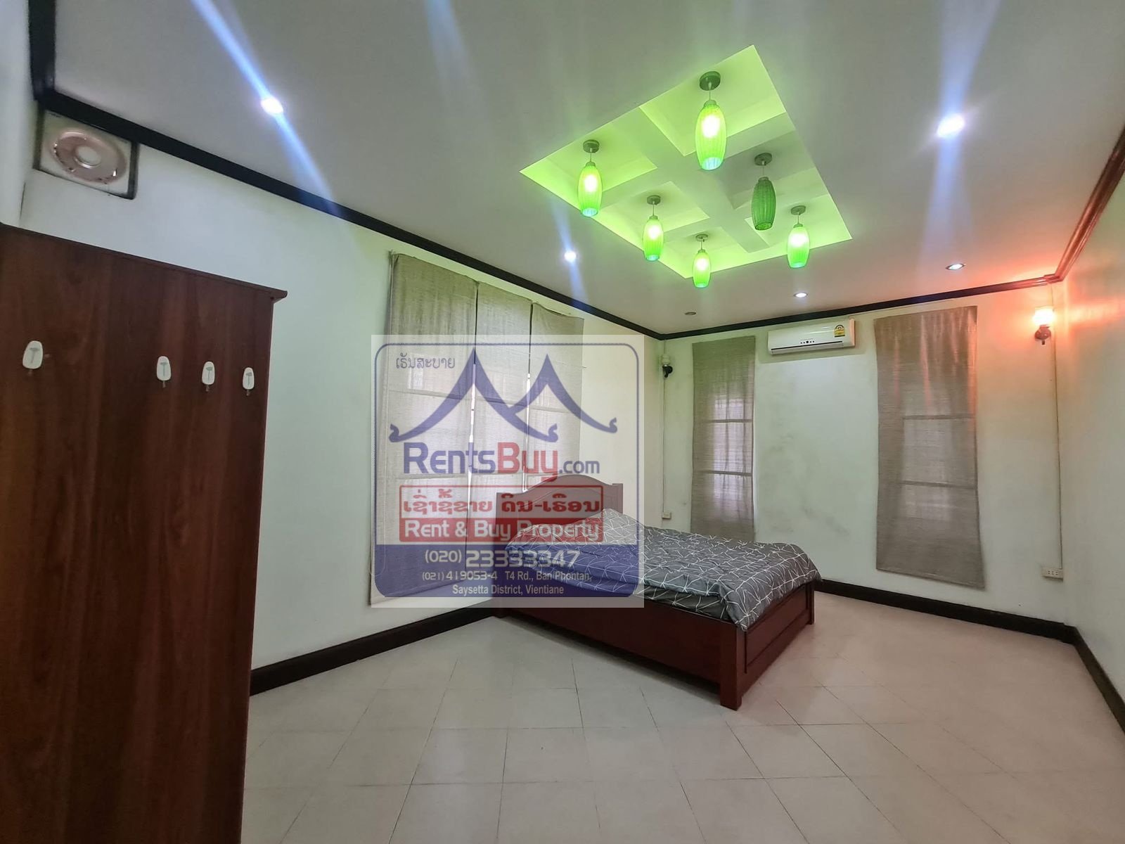 6539-Modern 4 Bedroom Home for Rent in Prime Vientiane Location  Near Wattay Airport