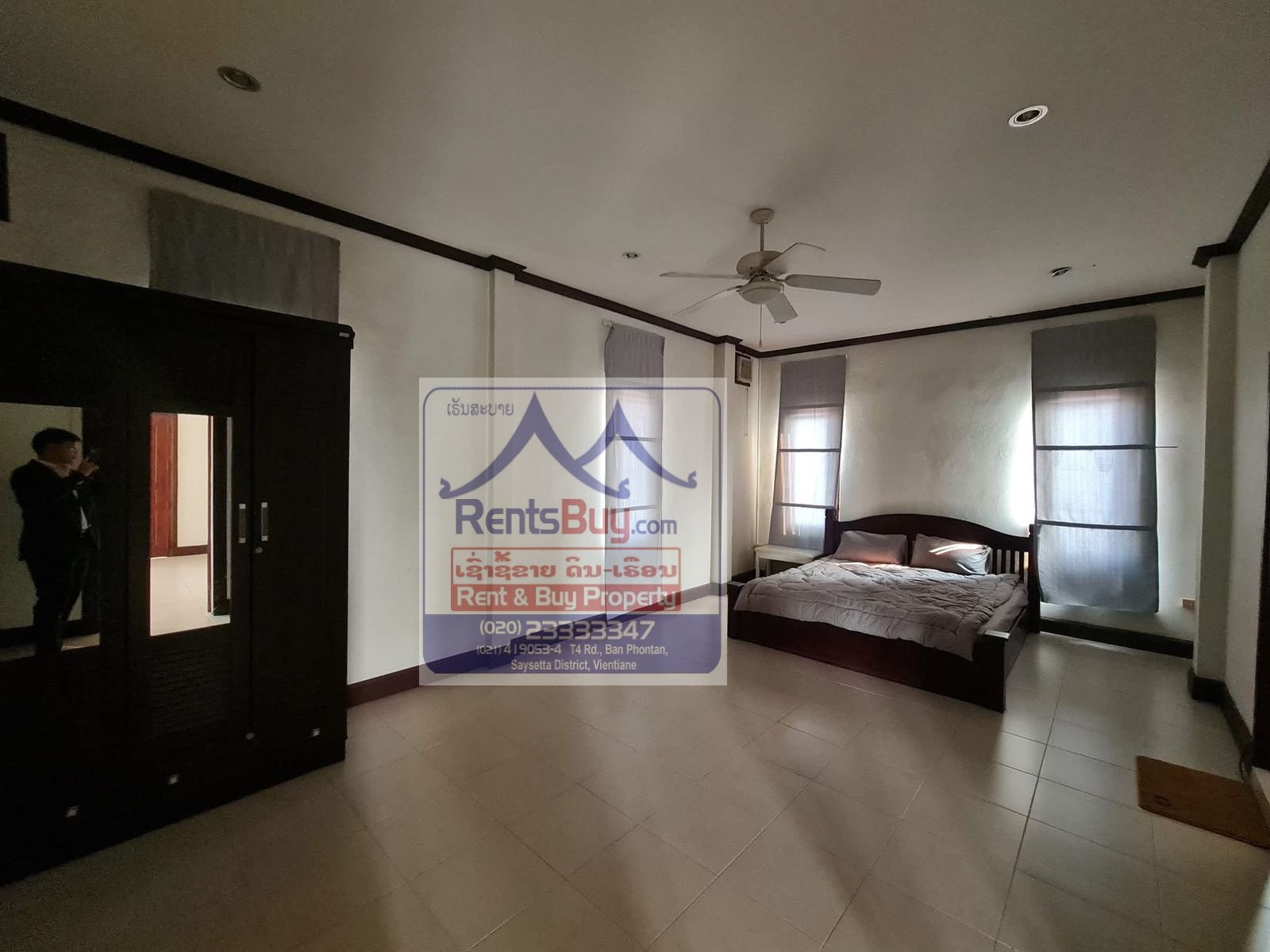 6539-Modern 4 Bedroom Home for Rent in Prime Vientiane Location  Near Wattay Airport