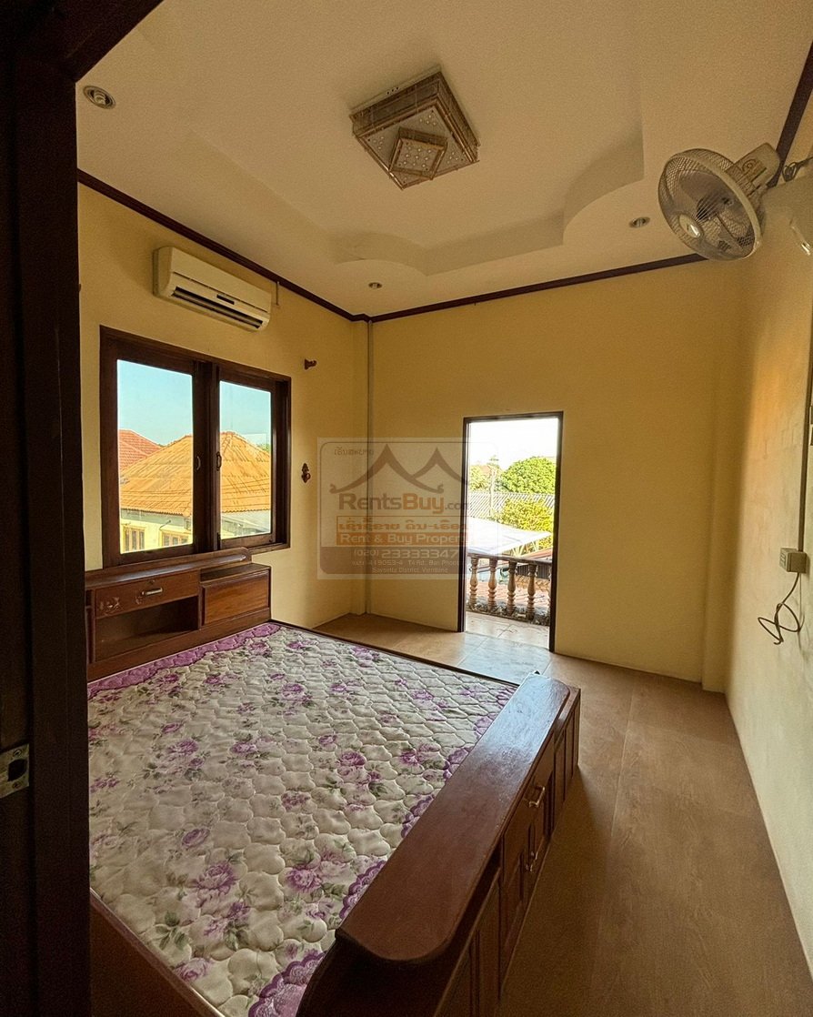 houserent01 6549-Fully Furnished Home for Rent Near That Luang Move-In Ready Comfort in Xaysettha District