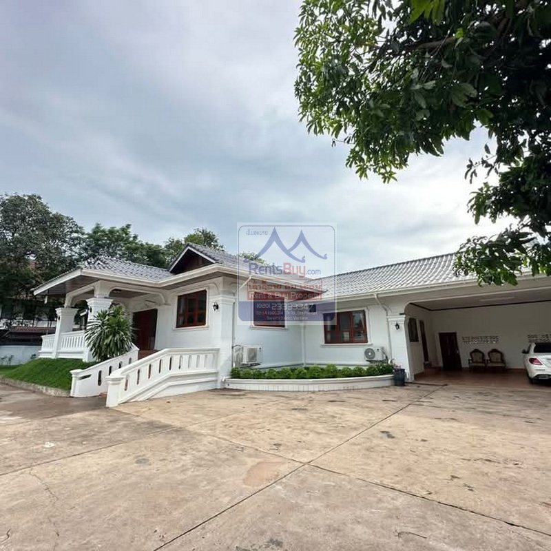 houserent03 6514-Spacious & Pet-Friendly Home for Rent in Prime Vientiane Location Near ITECC Mall.