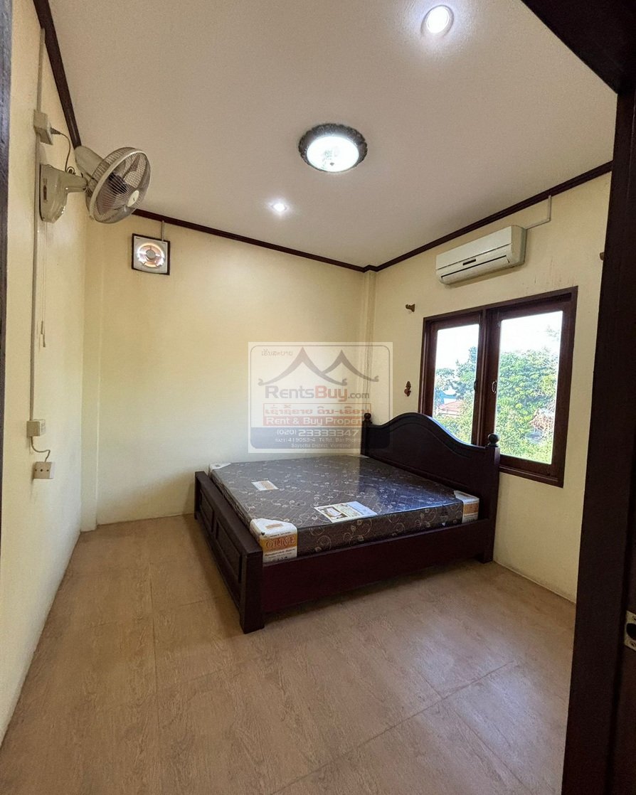 houserent05 6549-Fully Furnished Home for Rent Near That Luang Move-In Ready Comfort in Xaysettha District