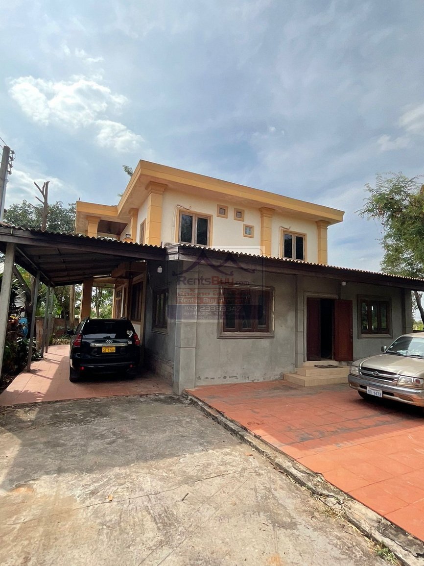 houserent08 6549-Fully Furnished Home for Rent Near That Luang Move-In Ready Comfort in Xaysettha District