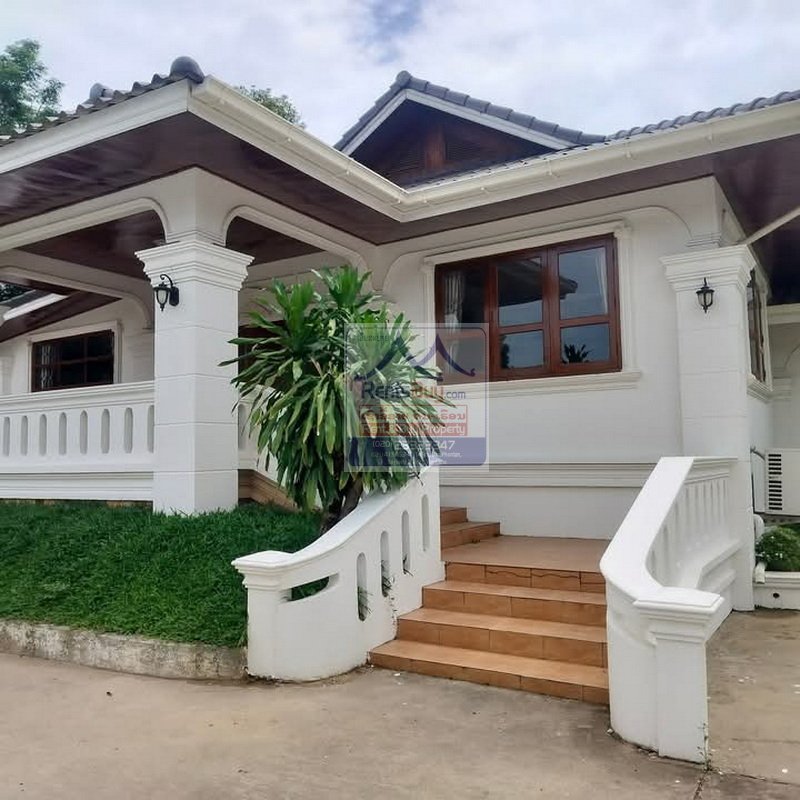 houserent10 6514-Spacious & Pet-Friendly Home for Rent in Prime Vientiane Location Near ITECC Mall.