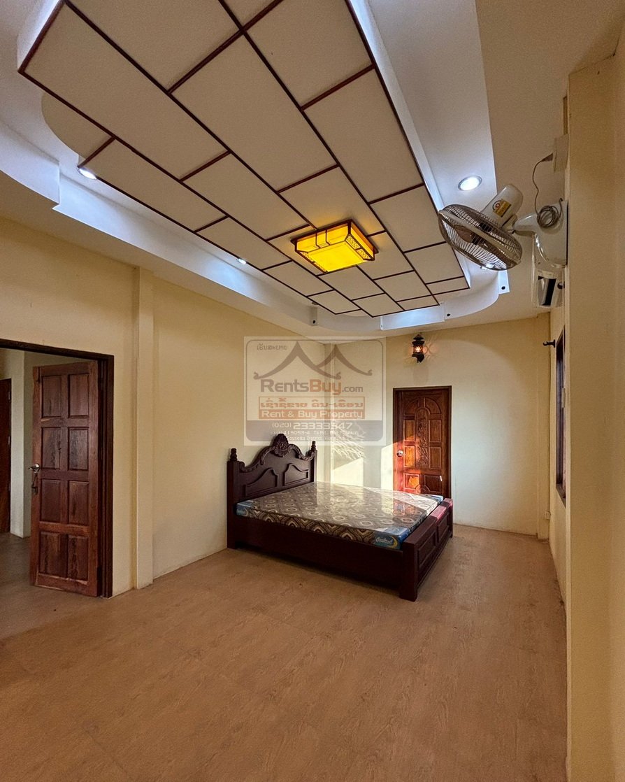 houserent10 6549-Fully Furnished Home for Rent Near That Luang Move-In Ready Comfort in Xaysettha District