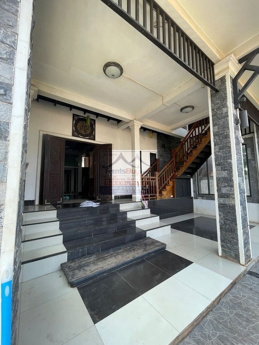6570-Elegant 4-Bedroom, 5-Bathroom Fully Furnished Home for Rent in Prime Xaysettha District, Vientiane