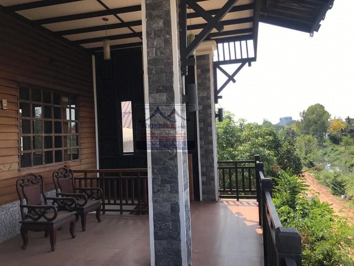 6570-Elegant 4-Bedroom, 5-Bathroom Fully Furnished Home for Rent in Prime Xaysettha District, Vientiane