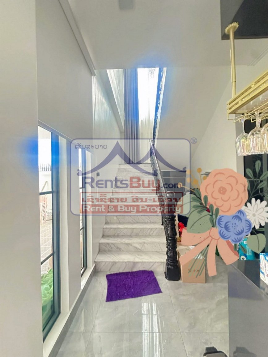houseforrent17 6589-Modern 5-Bedroom Luxury Home in Prestigious Chanthabouly District