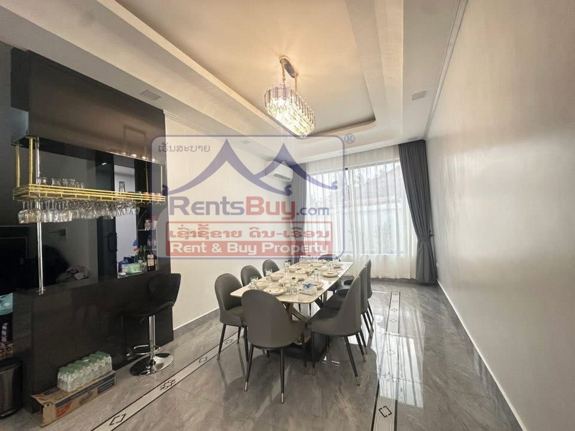houseforrent18 6589-Modern 5-Bedroom Luxury Home in Prestigious Chanthabouly District