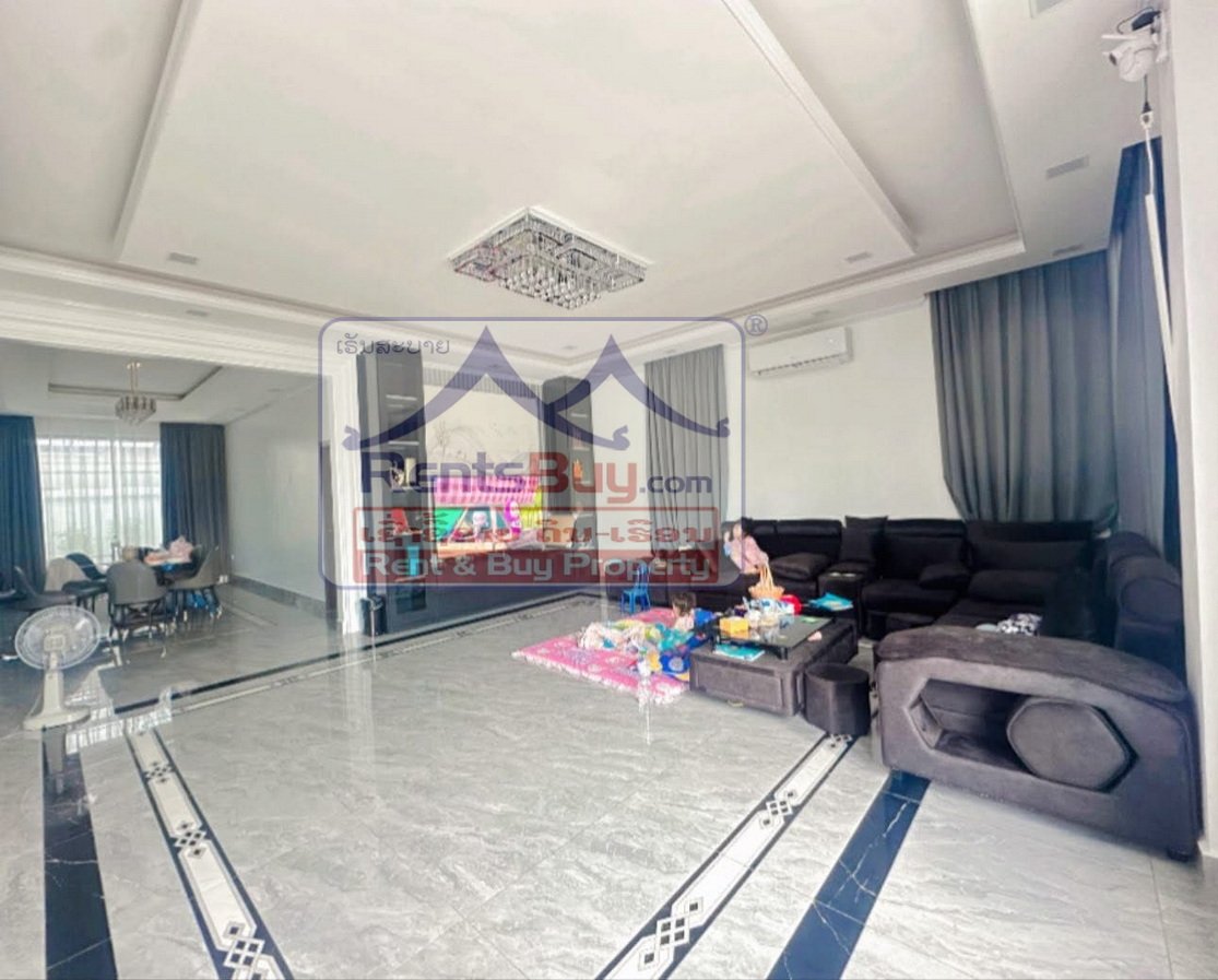 houseforrent19 6589-Modern 5-Bedroom Luxury Home in Prestigious Chanthabouly District