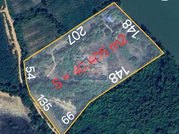 6566-Prime Riverside Investment: 40,405 sqm of Land for Sale in Ban Pakxap Lak (24 km Zone) Along Nam Ngum River