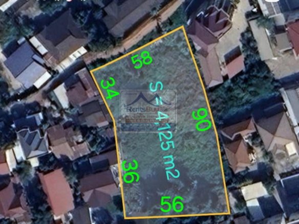 6565-Premium 4,125 m² Land in Central Vientiane – Minutes from Patuxay & Government Offices