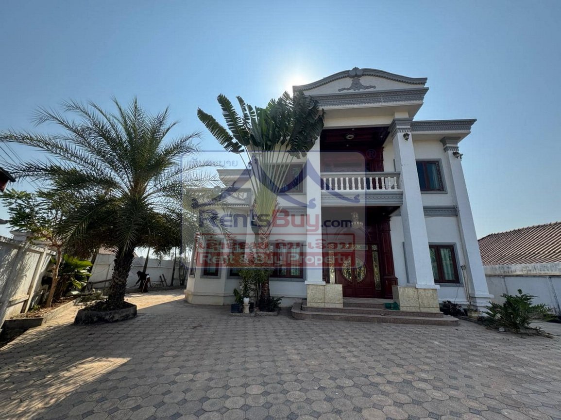 renthouse01 6591-Elegant & Move-In Ready Home in Xaysettha District – Spacious, Furnished, Ideal Location