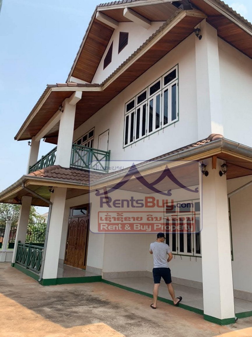 renthouse01 6590-Modern 3Badroom Home for Rent Near Phongsavanh Bank – Prime Central Location