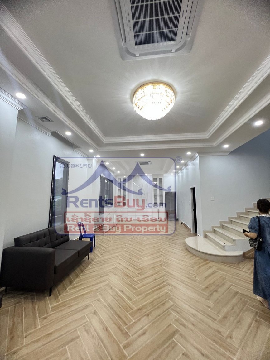 6596-Luxury 5-Bedroom Villa for Rent in area of Saphanthong – Fully Furnished, Prime Location
