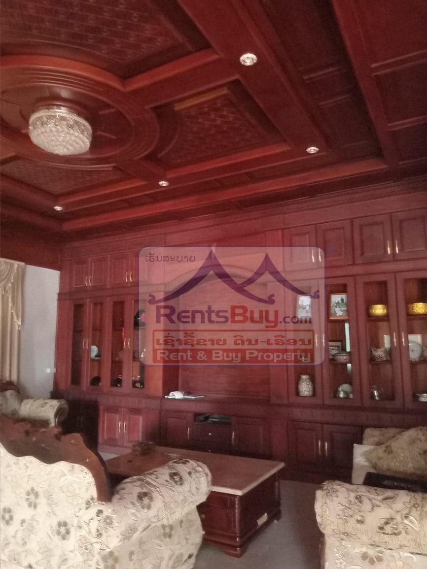 renthouse03 6591-Elegant & Move-In Ready Home in Xaysettha District – Spacious, Furnished, Ideal Location