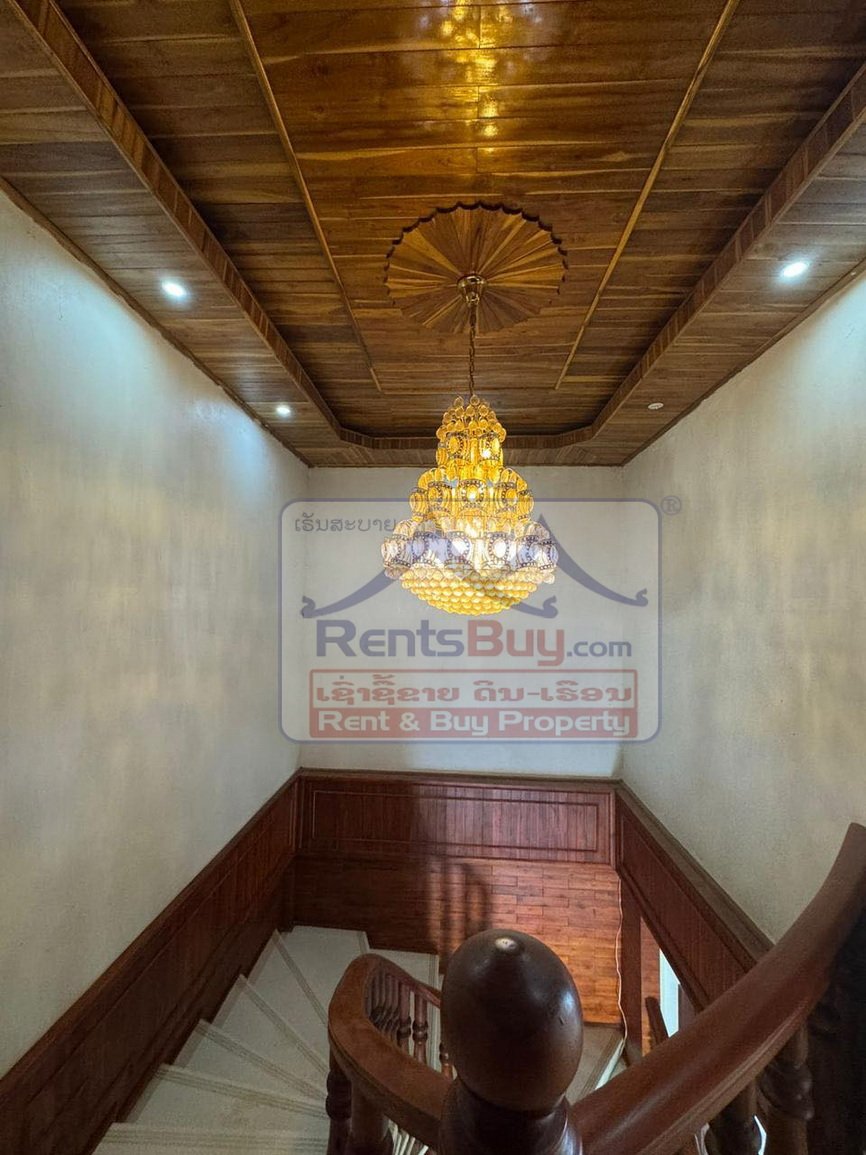renthouse06 6591-Elegant & Move-In Ready Home in Xaysettha District – Spacious, Furnished, Ideal Location