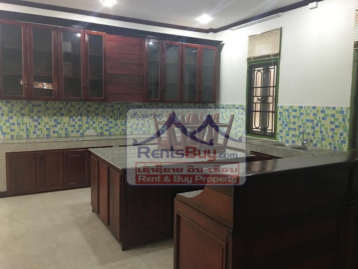 renthouse06 6590-Modern 3Badroom Home for Rent Near Phongsavanh Bank – Prime Central Location