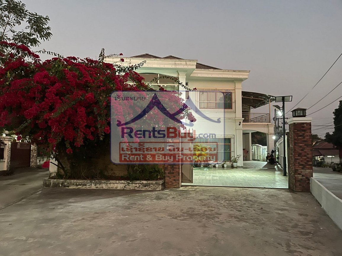 6576-Spacious, Fully Appointed Villa in Prime Vientiane Location – $2,500/month