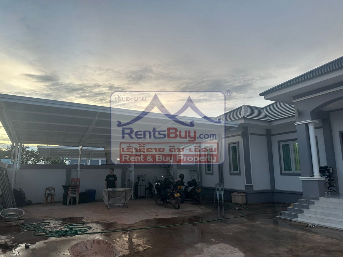 salehouse01 6585-Spacious 3-Bedroom Home for Sale in Ban Muang Noi area, Xaysettha District – Prime Location with Investment Potential”