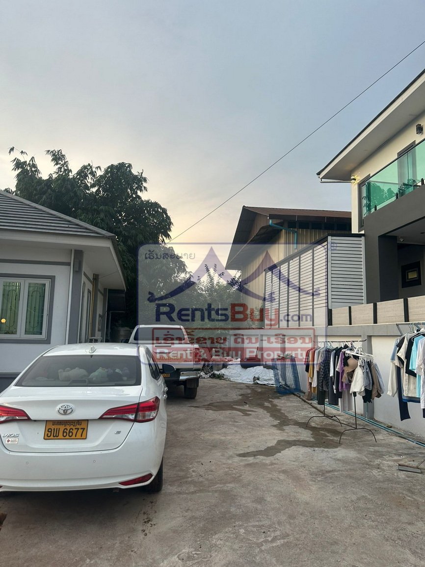 salehouse05 6585-Spacious 3-Bedroom Home for Sale in Ban Muang Noi area, Xaysettha District – Prime Location with Investment Potential”