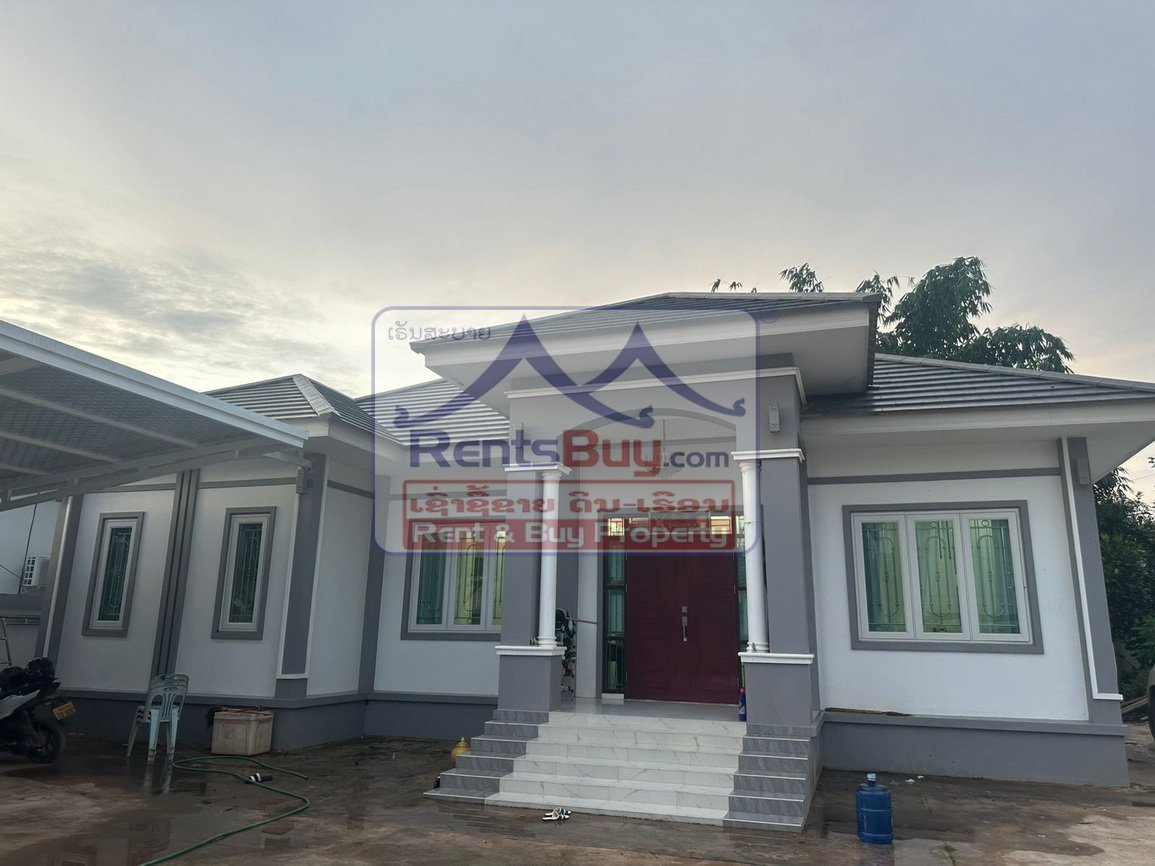salehouse06 6585-Spacious 3-Bedroom Home for Sale in Ban Muang Noi area, Xaysettha District – Prime Location with Investment Potential”