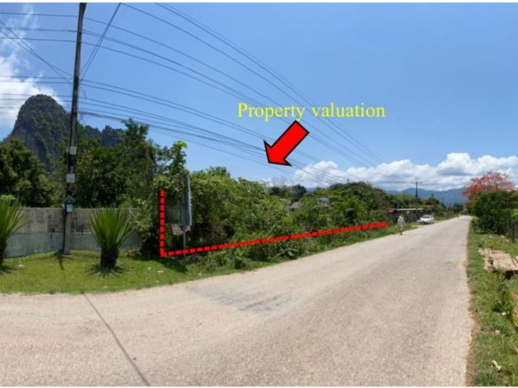 6607-Prime Investment Land in Vang Vieng – 2,440m² at Just $40/m²