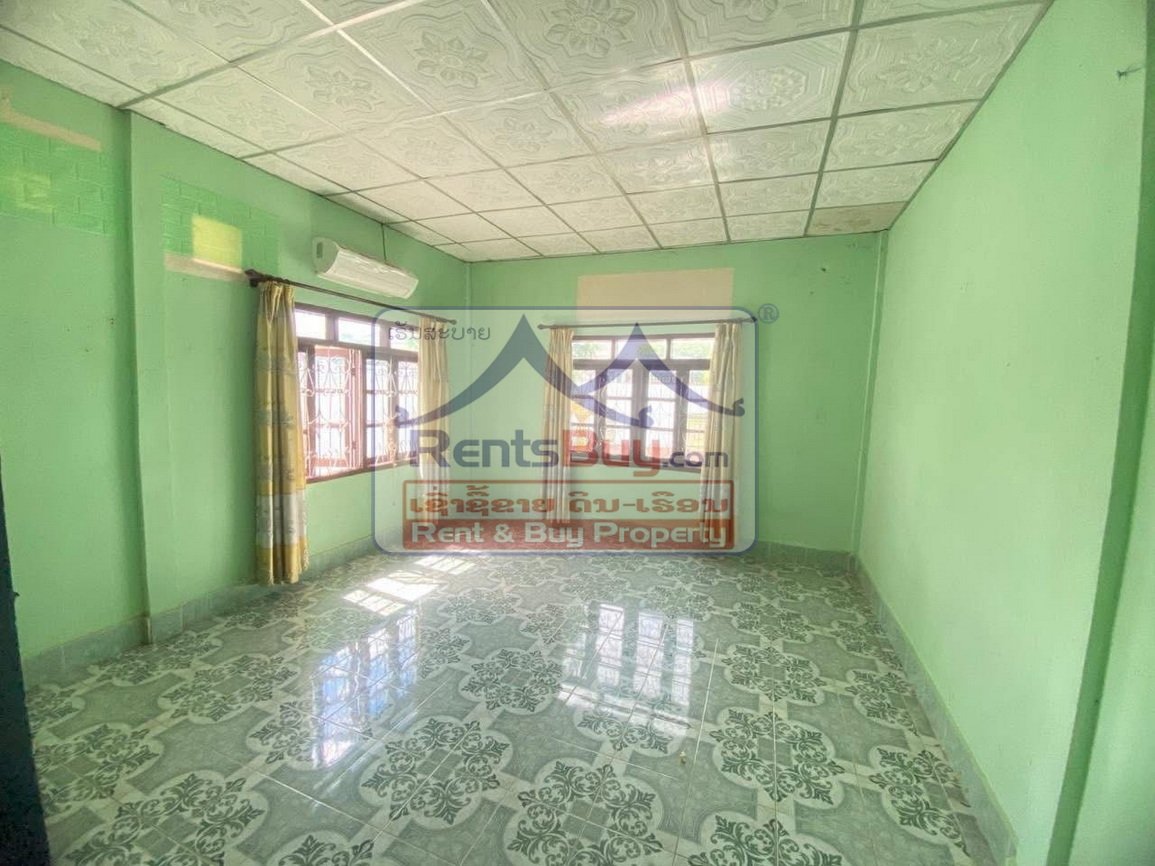 houseforrent02 6634-For Rent: 2–3BR Home in Dongkhamxang, Vientiane – Walk to Market! Just $350/month!