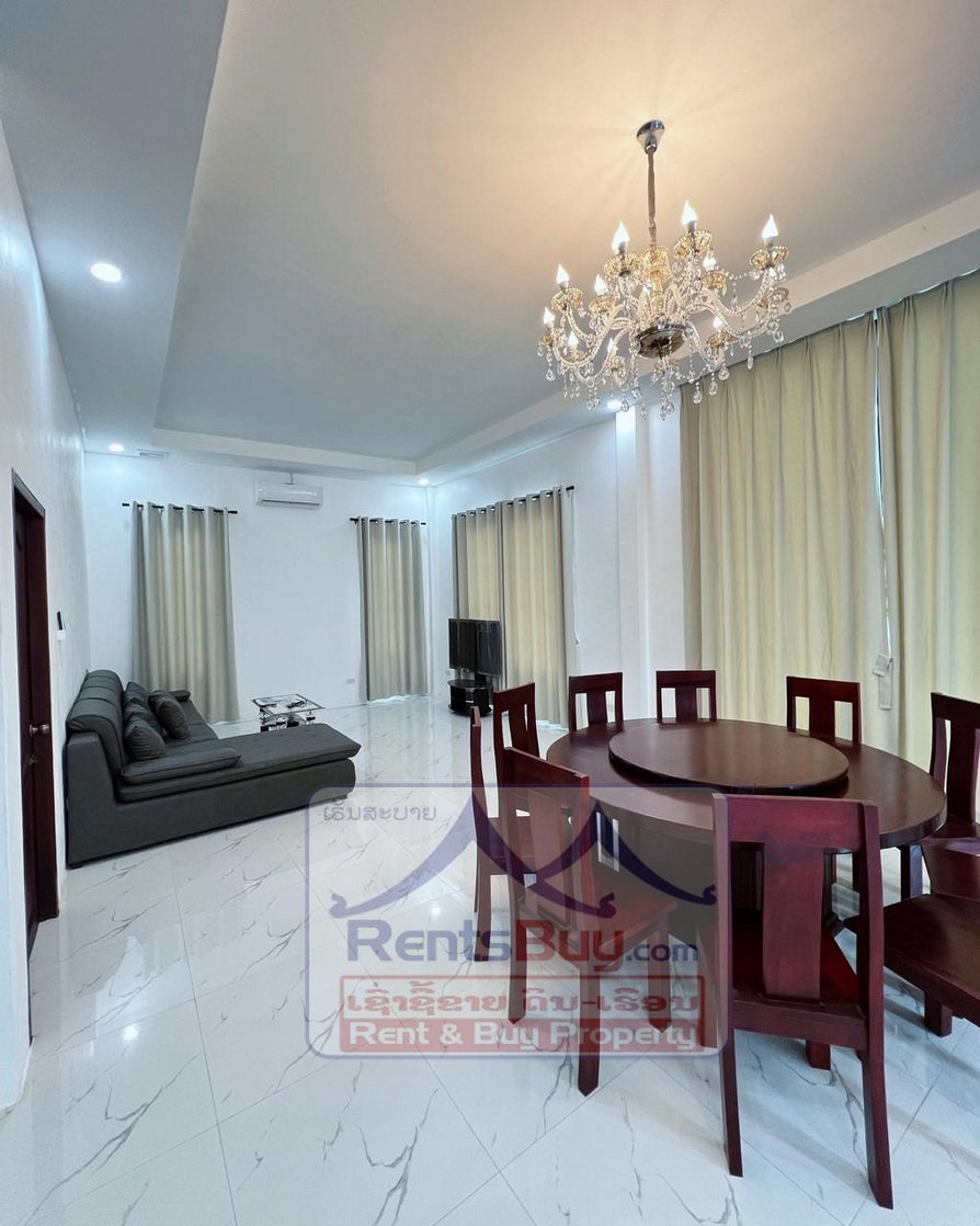 6128-Spacious Family Home Near Setthathirath Hospital – Ideal for Expats & Professionals