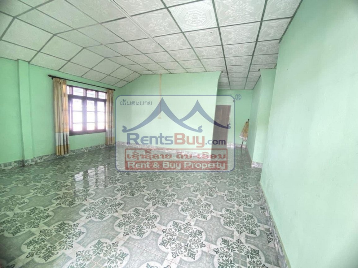 houseforrent07 6634-For Rent: 2–3BR Home in Dongkhamxang, Vientiane – Walk to Market! Just $350/month!