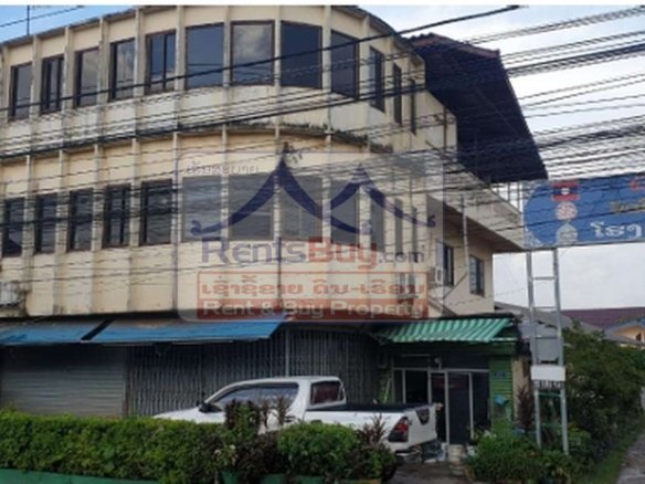 6639-3-Storey Rowhouse Property for Sale – Prime Roadside Location in Chinnay Mouk, Vientiane Capital