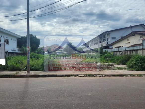 6644-Premium Land Plot Near Dongpalane Thong – 2,662 m² for Rent or Sale | Strategic Location in Vientiane