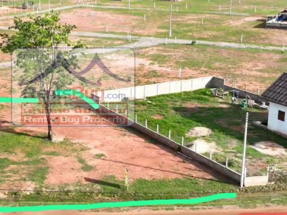 6627-Prime 503m² Plot for Sale in Lak 19 – Vientiane’s Growing Suburb