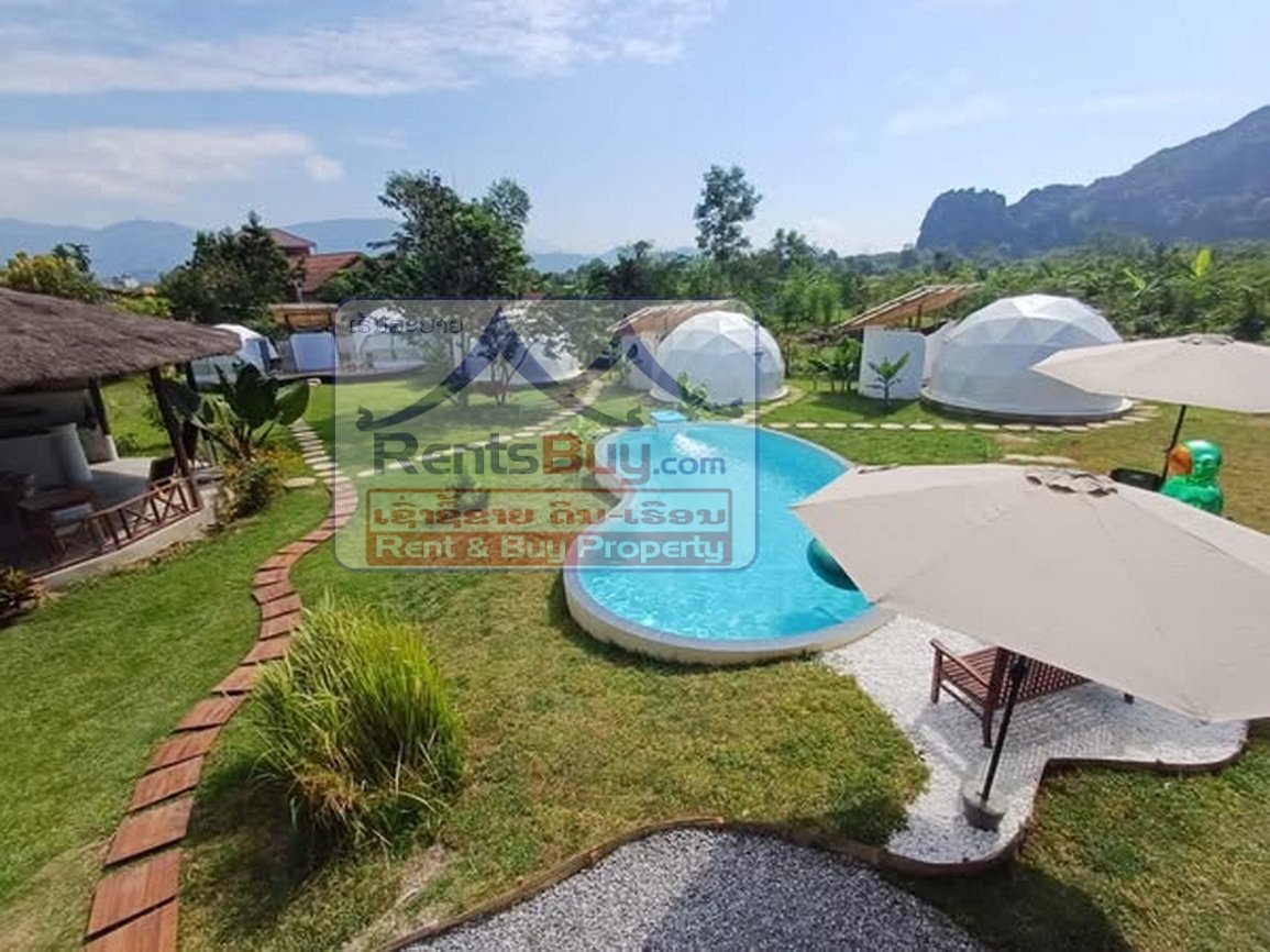 6602-Fully Developed Resort-Style Property on Lagoon Road, Vang Vieng – USD 150,000