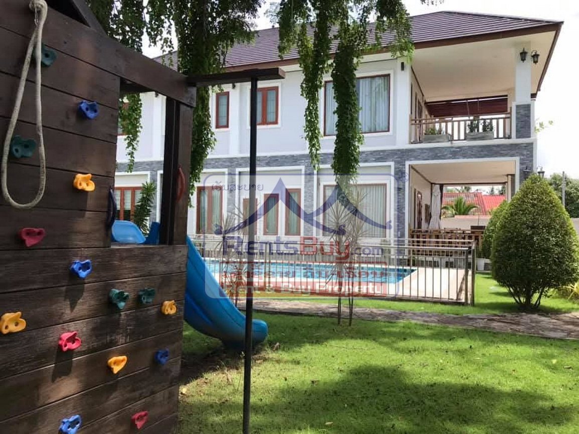 renthouse02 6624-Luxury Living in Suanmone – Modern 4BR Home with Pool & Garden in Prime Vientiane Location