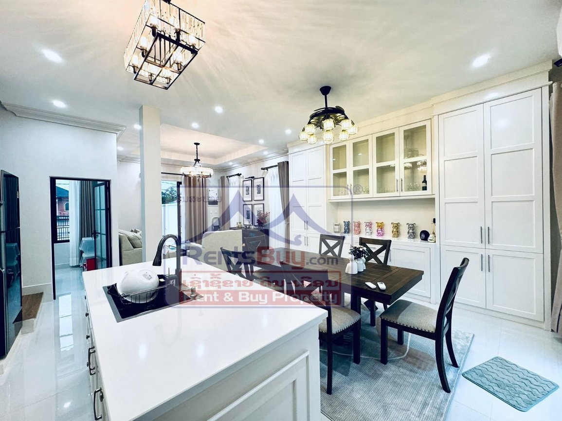 6601-Brand-New 2-Storey House in Prime Vientiane Location – $2,500/month