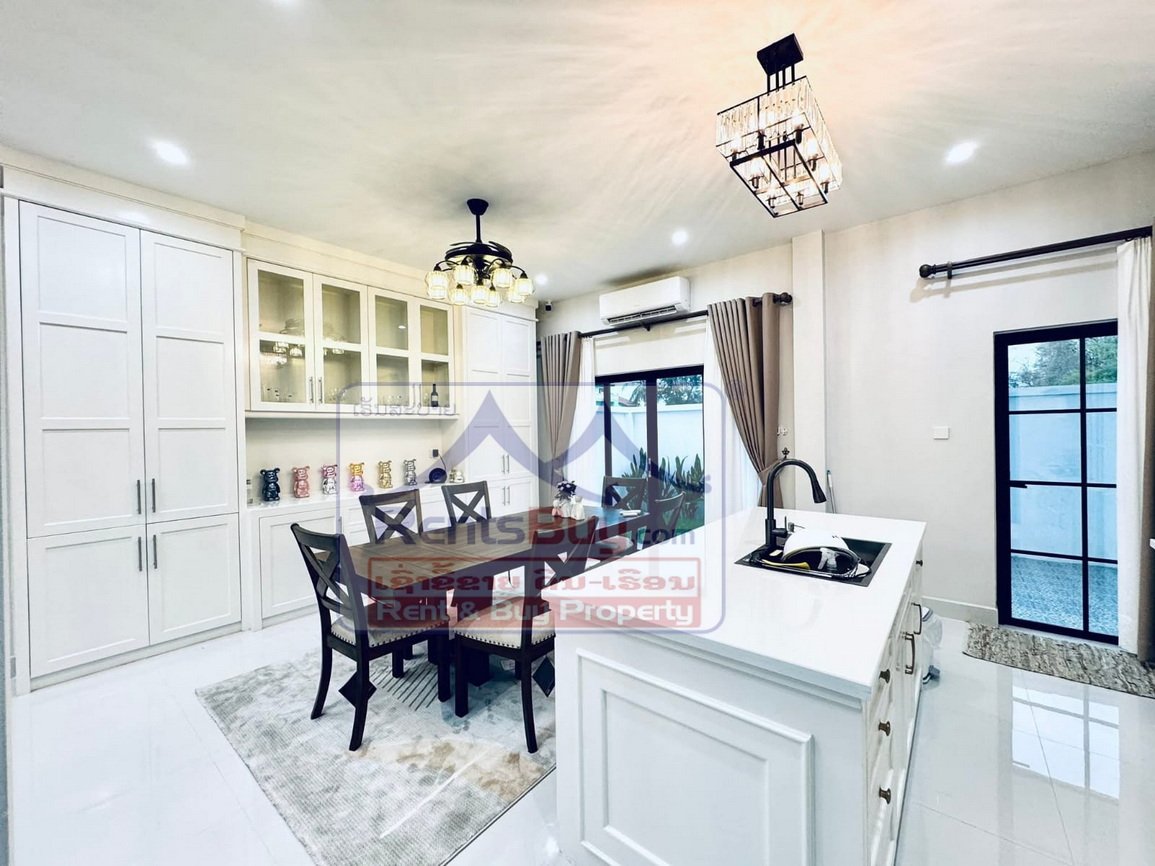 6601-Brand-New 2-Storey House in Prime Vientiane Location – $2,500/month