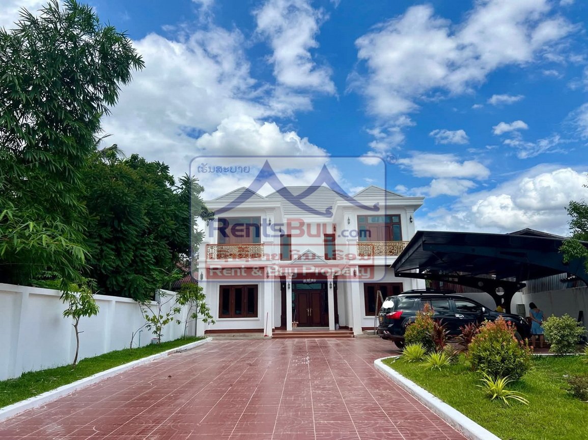 renthouse06 6611-Elegant 6-Bedroom Luxury Villa for Sale or Rent in Chinaimo, Sisattanak – Prime Vientiane Location