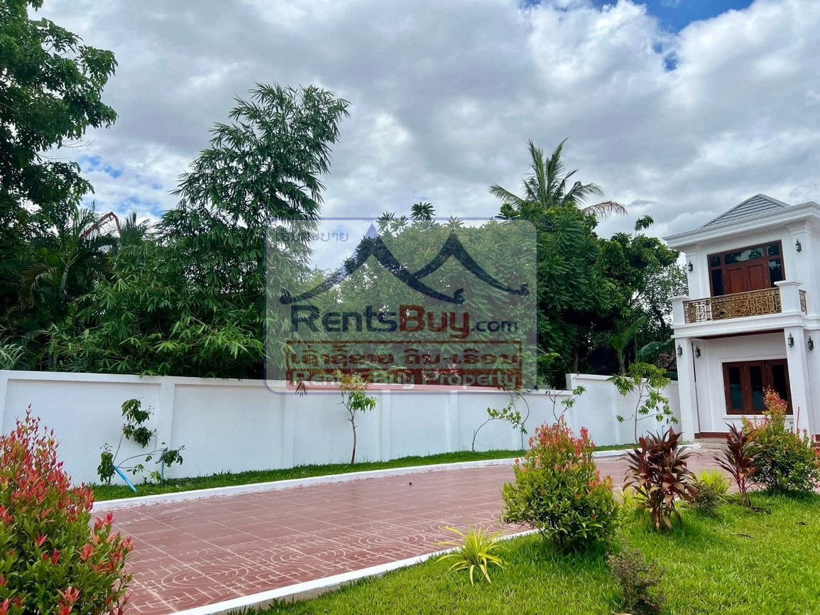 renthouse07 6611-Elegant 6-Bedroom Luxury Villa for Sale or Rent in Chinaimo, Sisattanak – Prime Vientiane Location