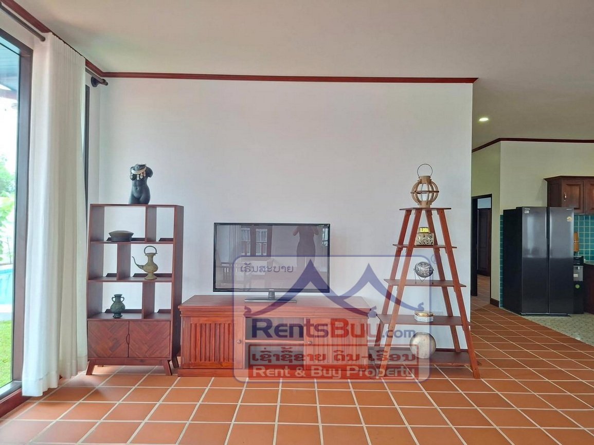 6619-Fully Furnished Villa with Pool in Prime Expat Area – Sisattanak, Vientiane