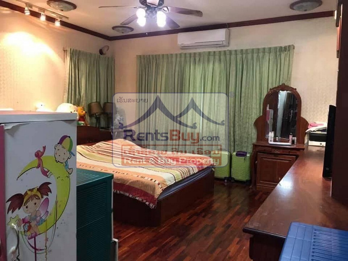 6614-Spacious 8-Bedroom Executive Residence for Rent in Prestigious Sisattanak – Near Rattana College