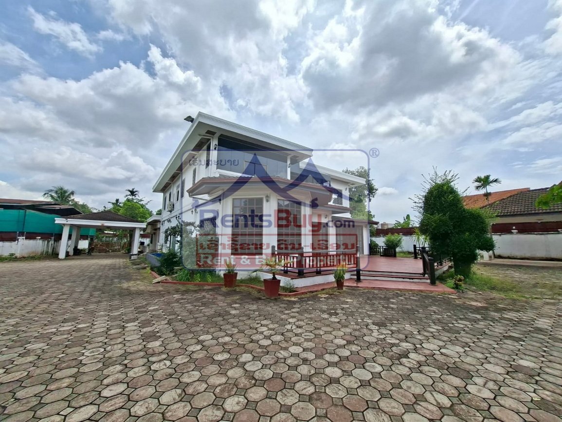 6614-Spacious 8-Bedroom Executive Residence for Rent in Prestigious Sisattanak – Near Rattana College
