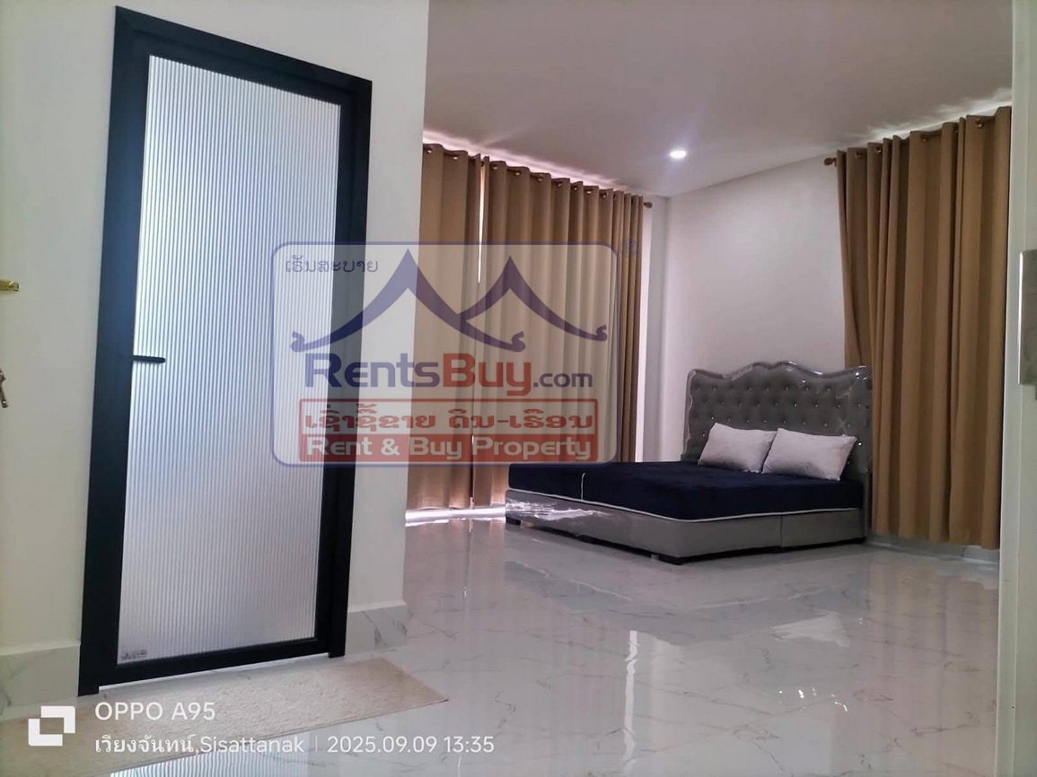 6623-Comfortable & Convenient Townhouse for Rent in Phonthan – Near Schools, Cafés & Fitness Centers