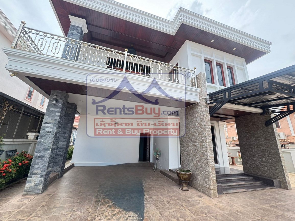 6631-Fully Furnished 4-Bedroom Villa for Rent in Dong Savanh – Move-In Ready