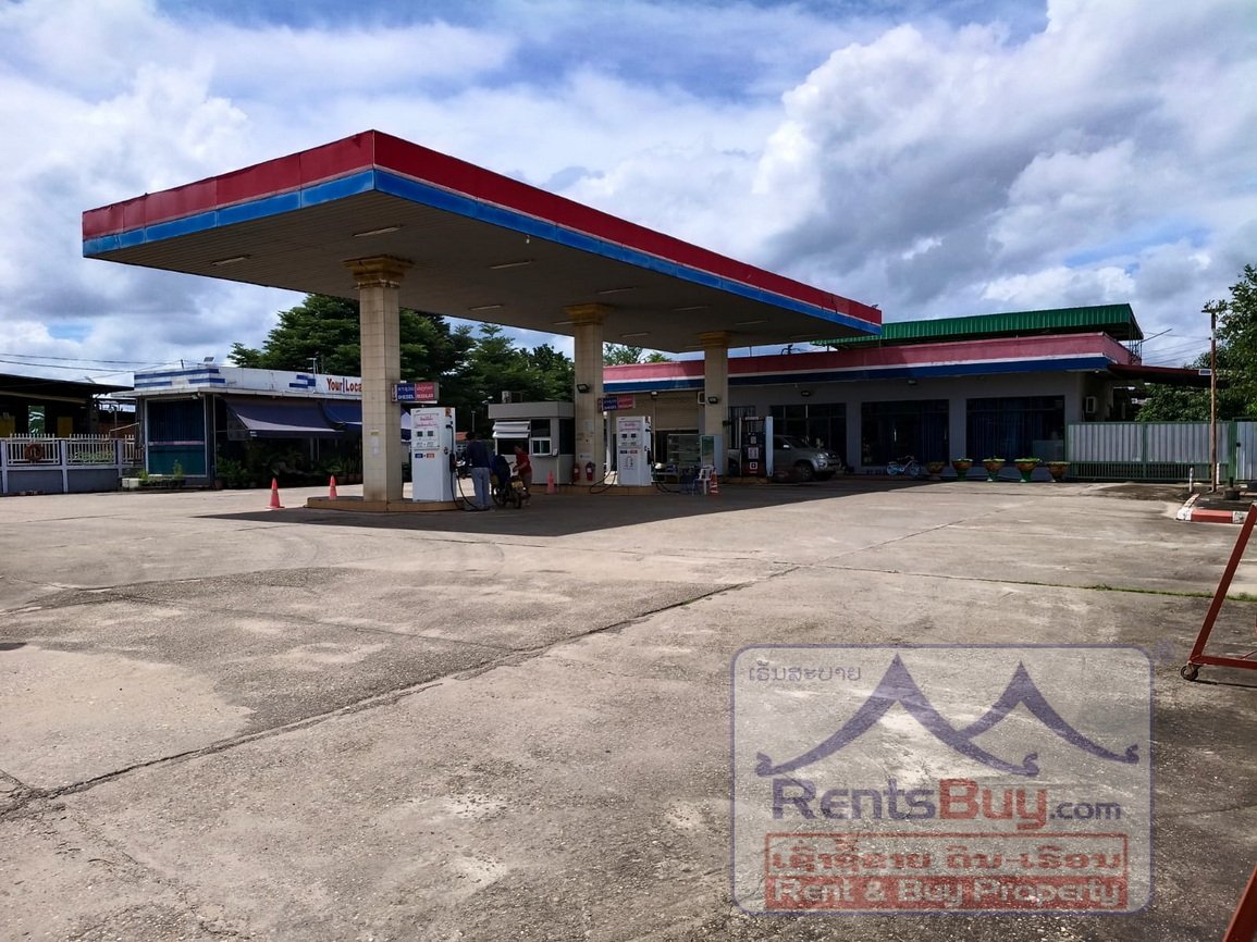 6626-Strategic Gas Station Investment Near Beerlao Factory – Large Land, High Growth Potential