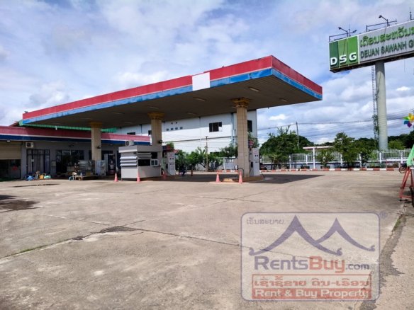 6626-Strategic Gas Station Investment Near Beerlao Factory – Large Land, High Growth Potential