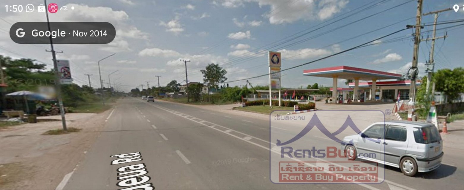 6626-Strategic Gas Station Investment Near Beerlao Factory – Large Land, High Growth Potential