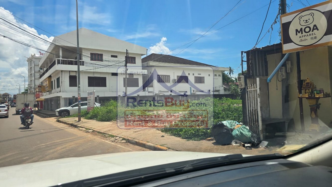 6644-Premium Land Plot Near Dongpalane Thong – 2,662 m² for Rent or Sale | Strategic Location in Vientiane